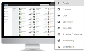Servicecenter Funktionen – Webclient Steigern Sie die Produktivität Ihrer Mitarbeiter mit den Servicecenter-Funktionen der 3CX PRO Edition