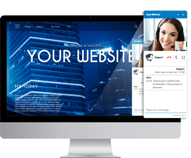 Website-Besucher in Kunden umwandeln Mit 3CX Live Chat & Talk gewinnen Sie Ihre Website-Besucher als neue Kunden
