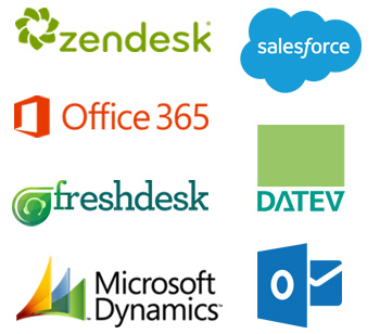 Contact Center CRM-Integration Contact Center Funktionen - CRM Integration