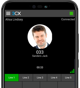 Ihre Android & iOS Nebenstelle überall Mit den Clients überall erreichbar