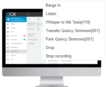 Callcenter – erweiterte Features Kundengespr?che überwachen und optimieren mit der 3CX Call Center Software