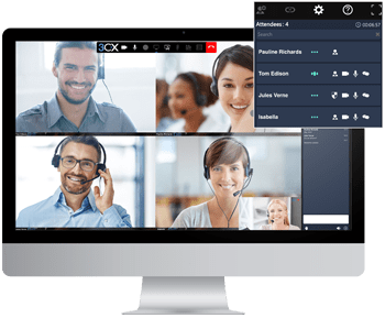 Contact Center Features Webkonferenzen Contact Center Funktionen - Webkonferenz