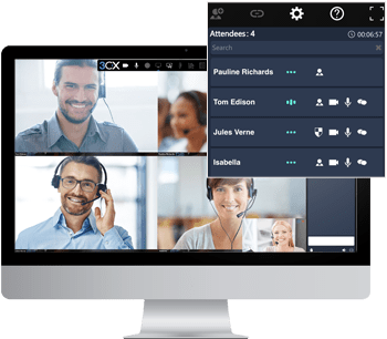 IP-Telefonie – Videokonferenzen Mit 3CX wird die Teilnahme an Videokonferenzen einfach