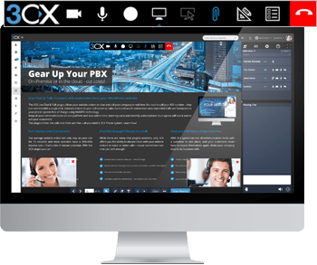 Videokonferenzen – Bildschirmfreigabe WebRTC-basierte Videokonferenz planen oder spontan abhalten mit 3CX WebMeeting
