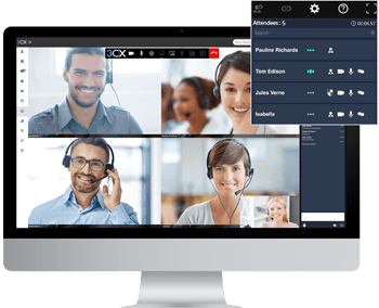 virtuelle Telefonanlage – Webkonferenzen Nutzen Sie 3CX′s integrierte Webkonferenz-L?sung