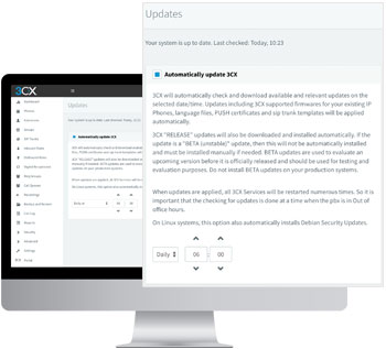 Linux centralino Cloud – Aggiorna