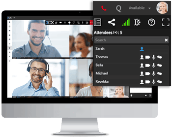 standard téléphonique professionnel Collaborez facilement avec le standard téléphonique professionnel 3CX