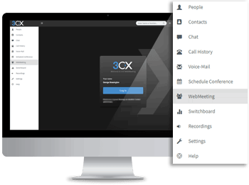 3CX WebMeeting : Réunions en ligne Organisez vos réunions en lignes avec le 3CX WebMeeting