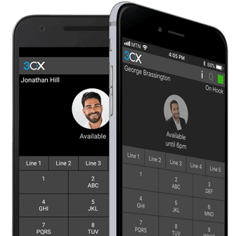 Hosted PBX – Apps Виртуальная АТС 3CX - мобильные клиенты для смартфонов и ПК на Mac и Windows
