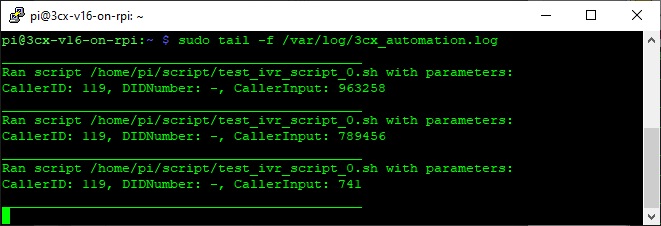 Now let’s monitor the log file