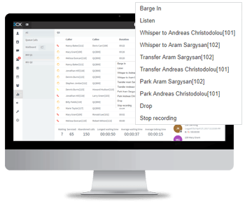 Call Center Advanced Features 3CX Pro inclusief Geavanceerde Call Center Functies - Meeluisteren, Fluisteren, Inbreken